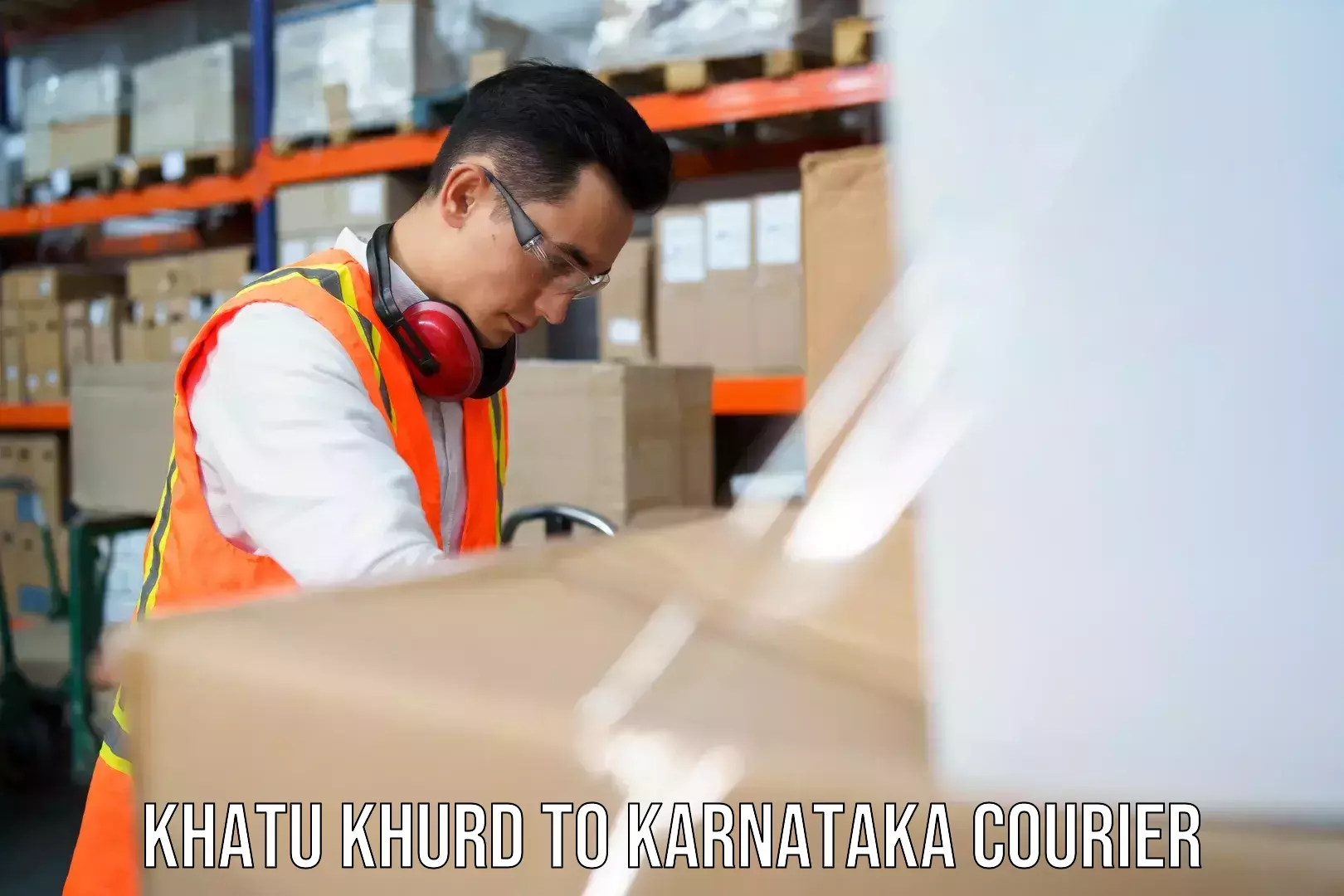 Sustainable courier practices Khatu Khurd to Karnataka