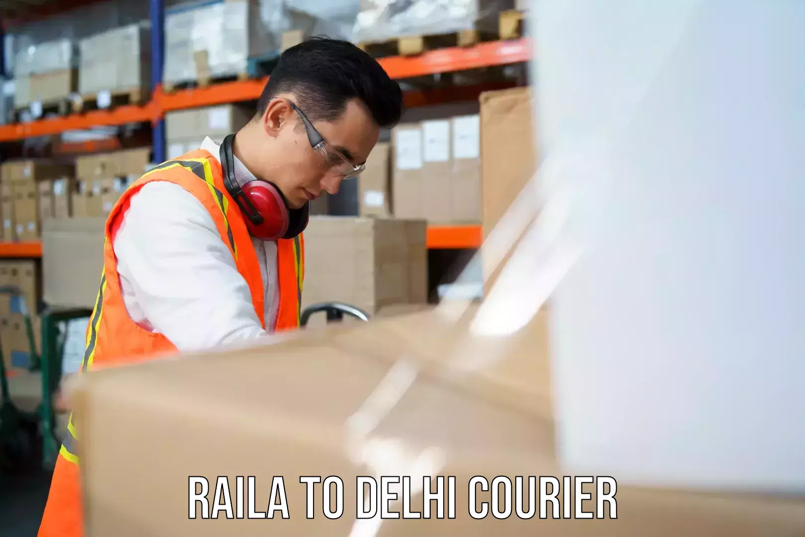 Individual parcel service Raila to Sansad Marg