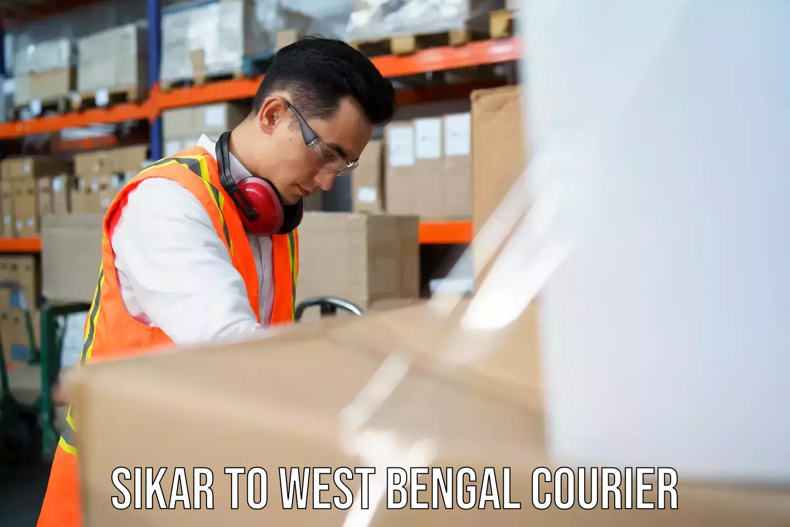 International courier networks Sikar to Raidighi