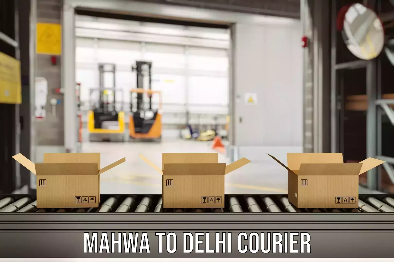 Innovative courier solutions Mahwa to Burari
