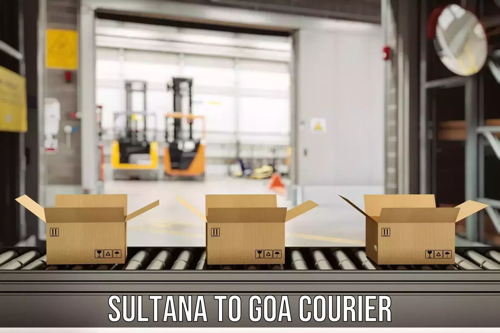 Domestic courier Sultana to Mormugao Port