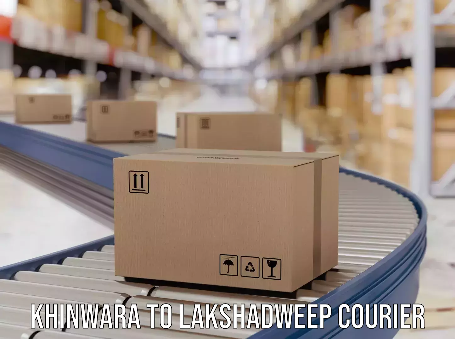 Efficient parcel delivery Khinwara to Lakshadweep