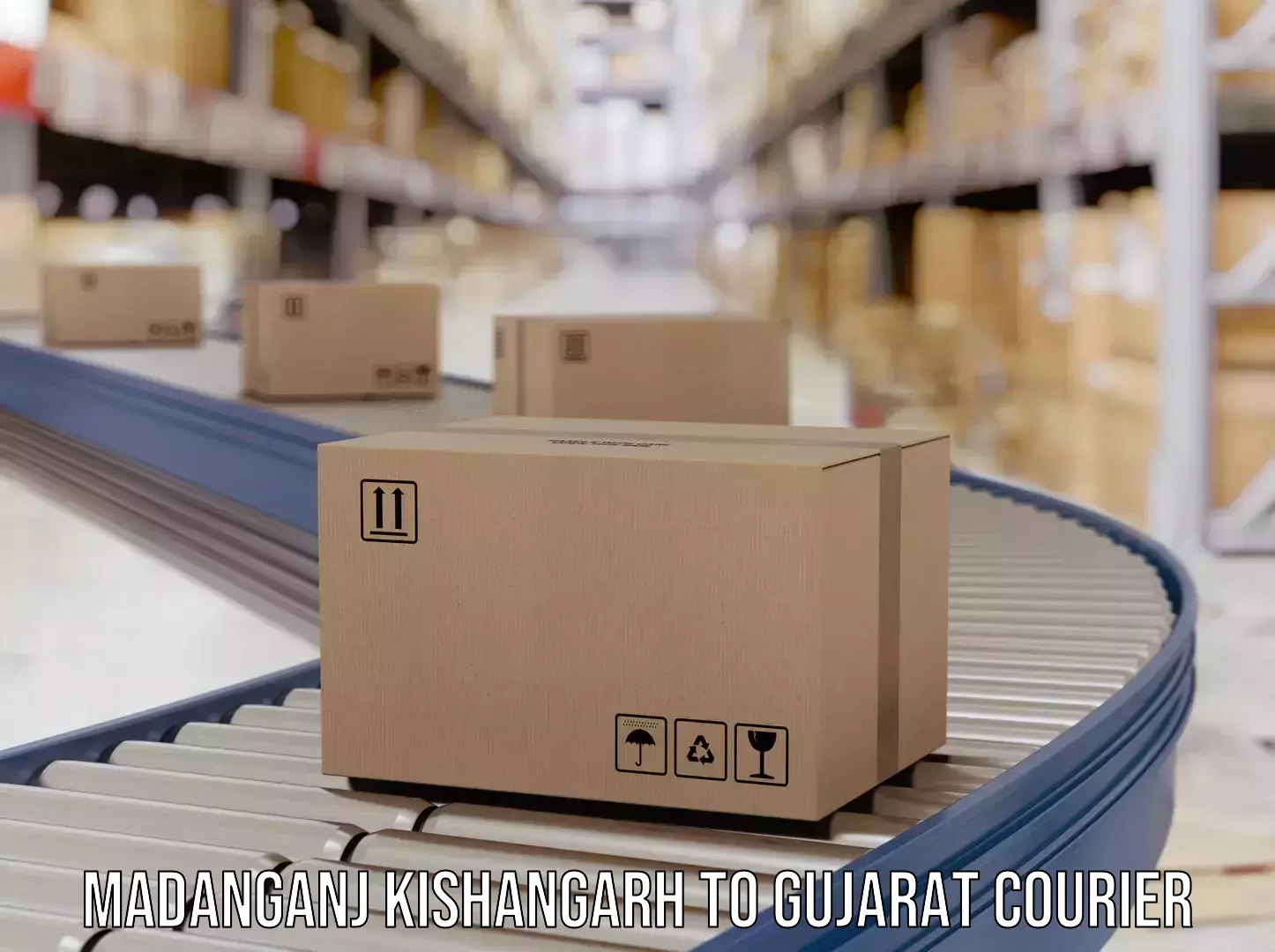 Cost-effective courier options Madanganj Kishangarh to Kandla Port