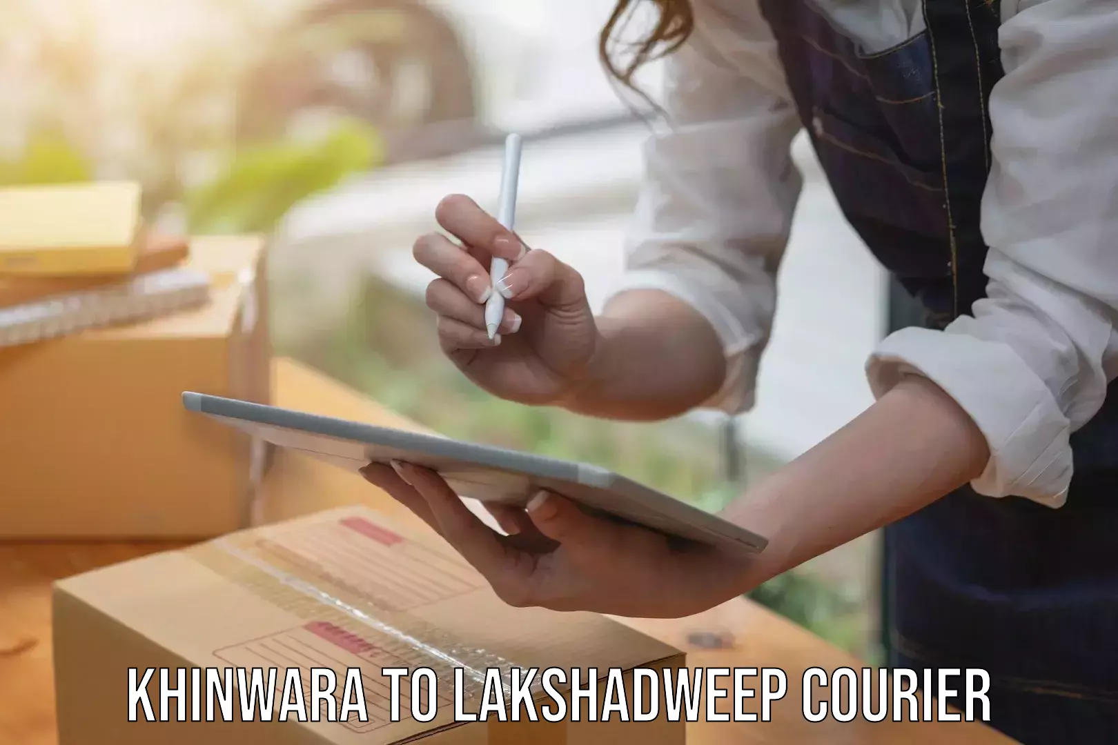 Advanced shipping network in Khinwara to Lakshadweep