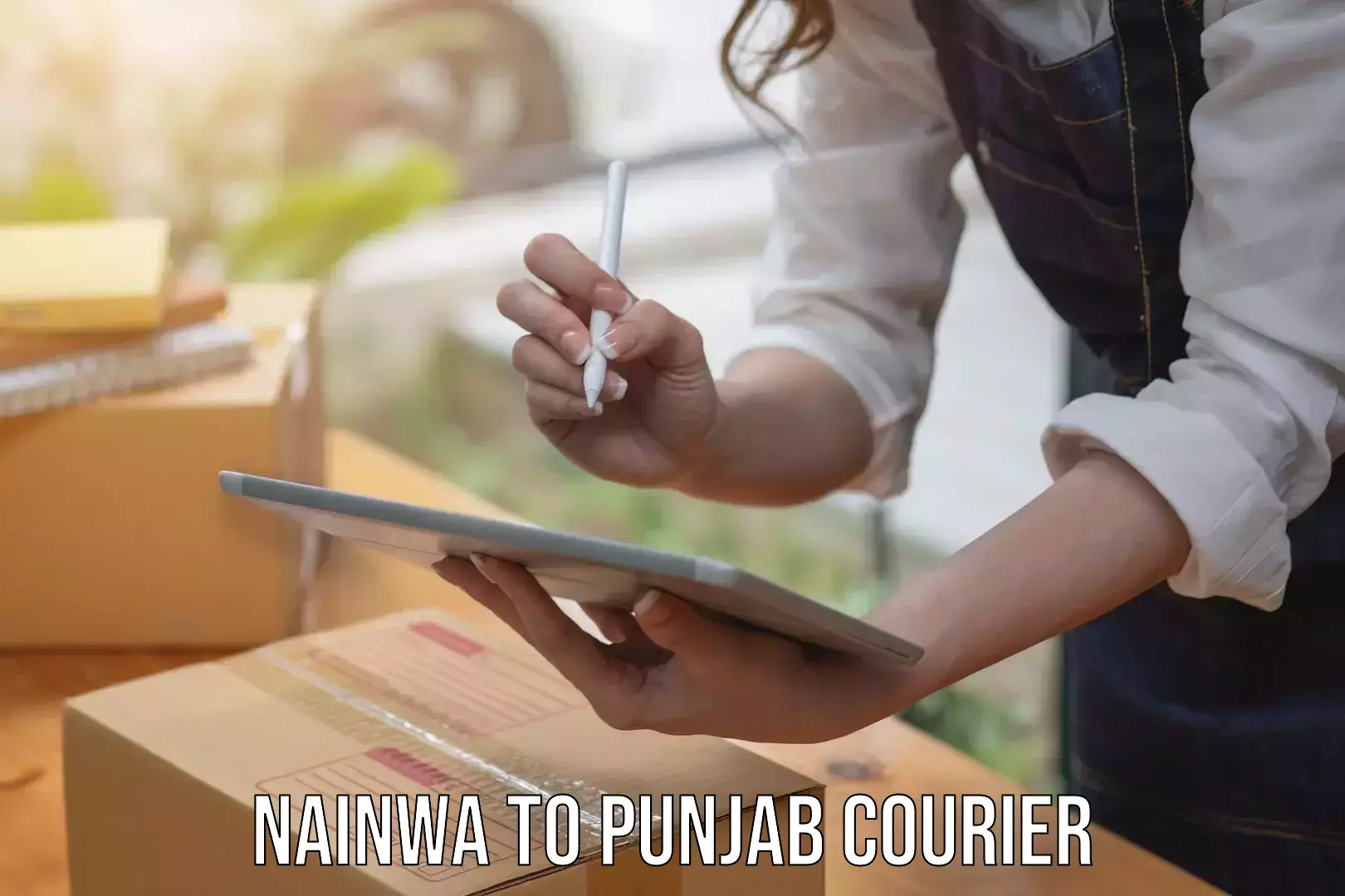 User-friendly courier app Nainwa to Garhshankar