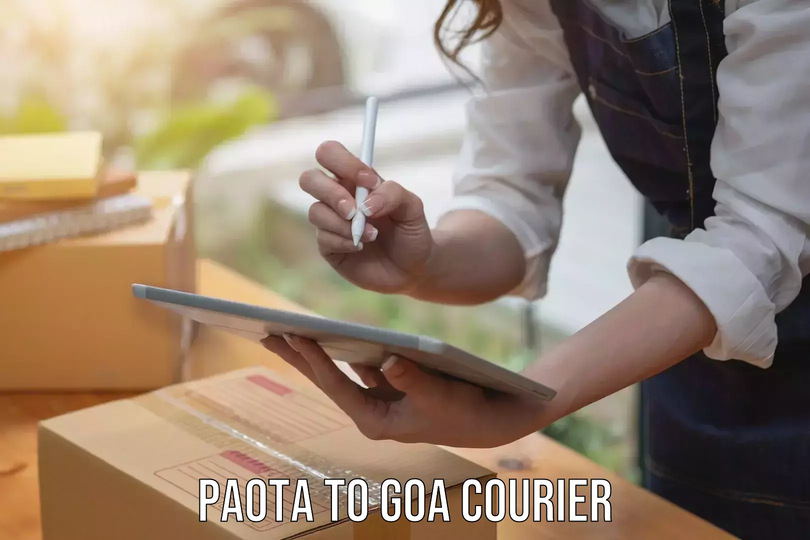 Courier service efficiency in Paota to IIT Goa