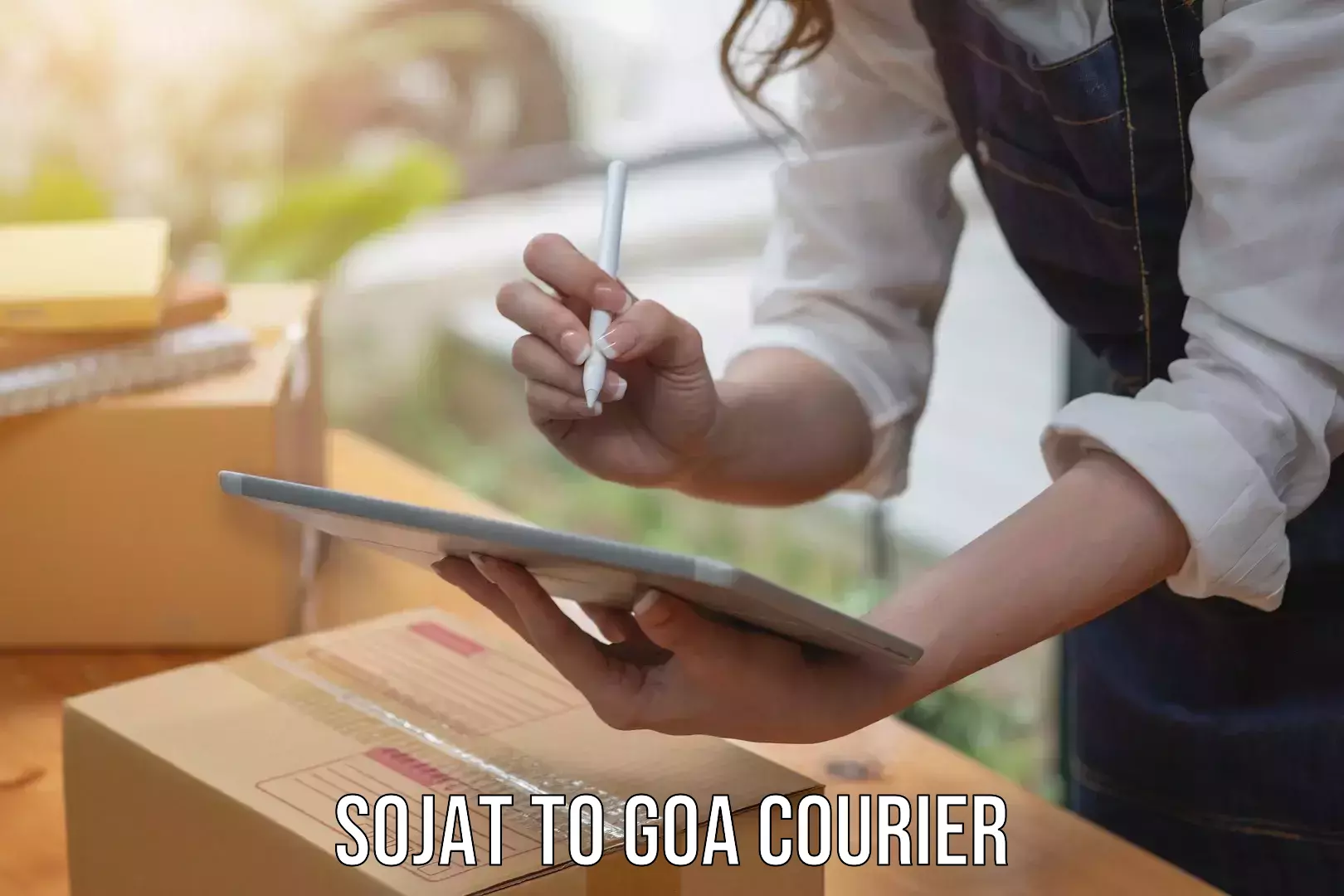 Reliable delivery network Sojat to Goa