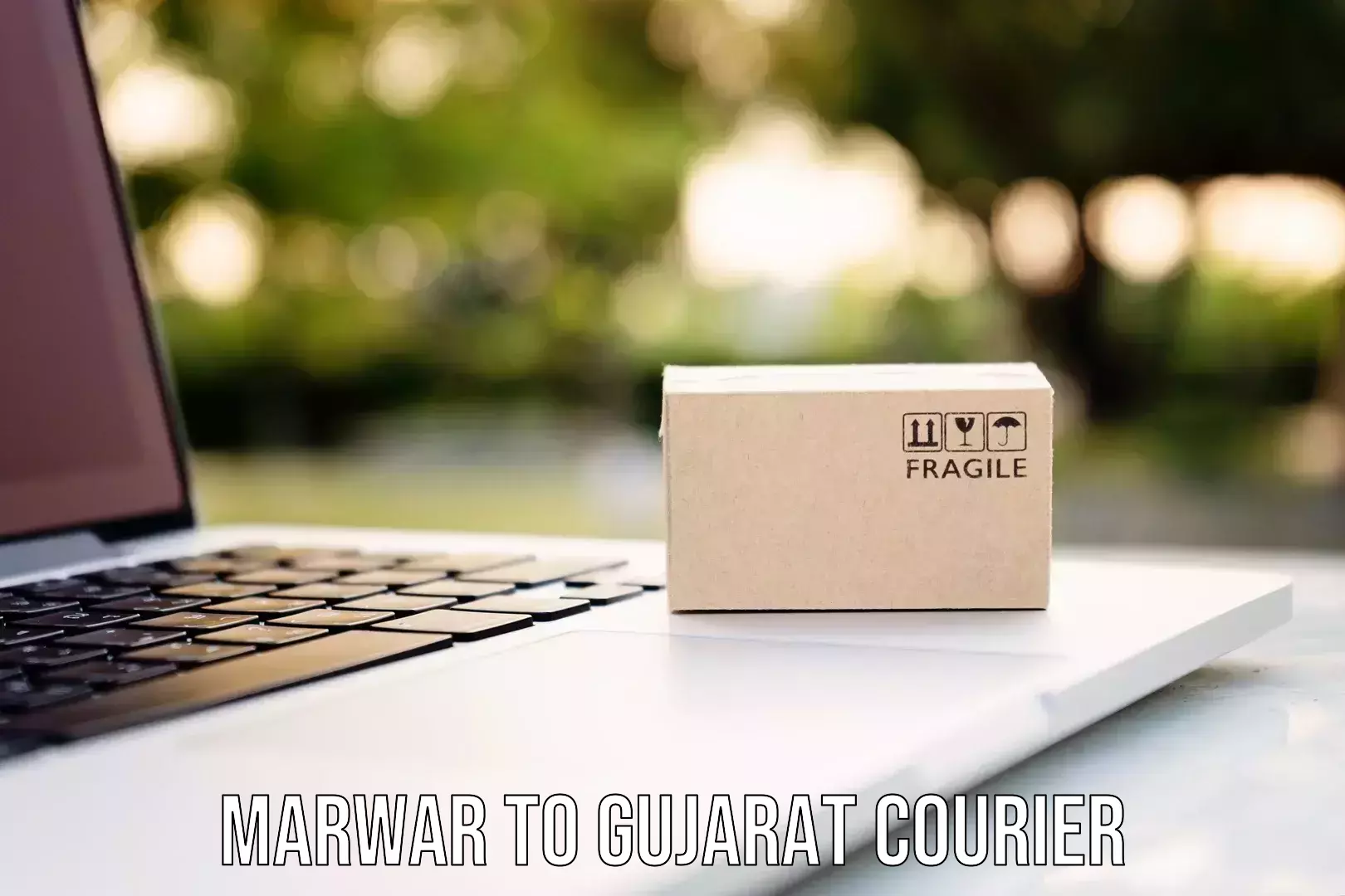 Quality courier partnerships Marwar to Gujarat