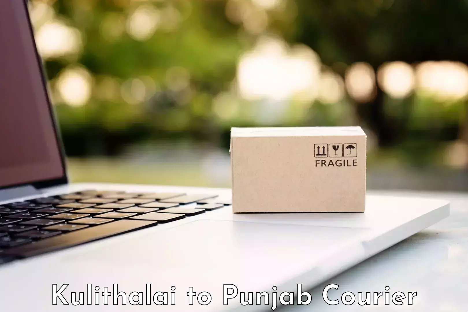 Dependable furniture transport Kulithalai to Punjab