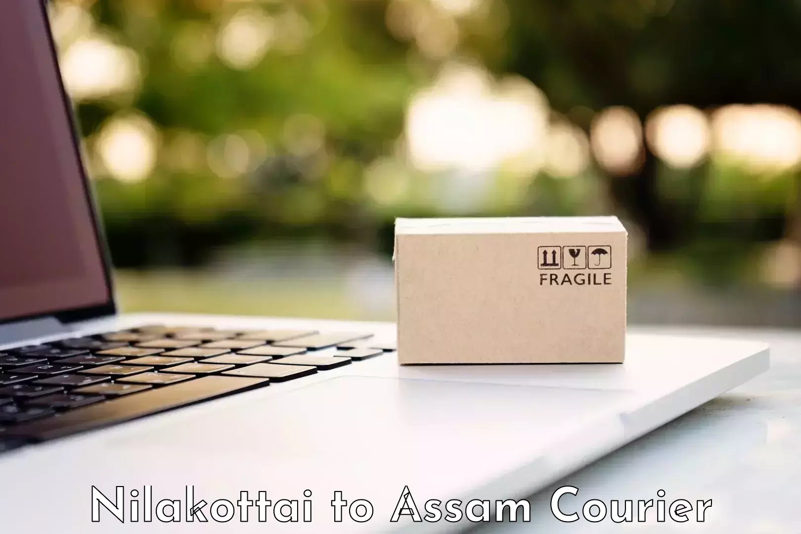 Online household goods transport Nilakottai to Assam University Silchar