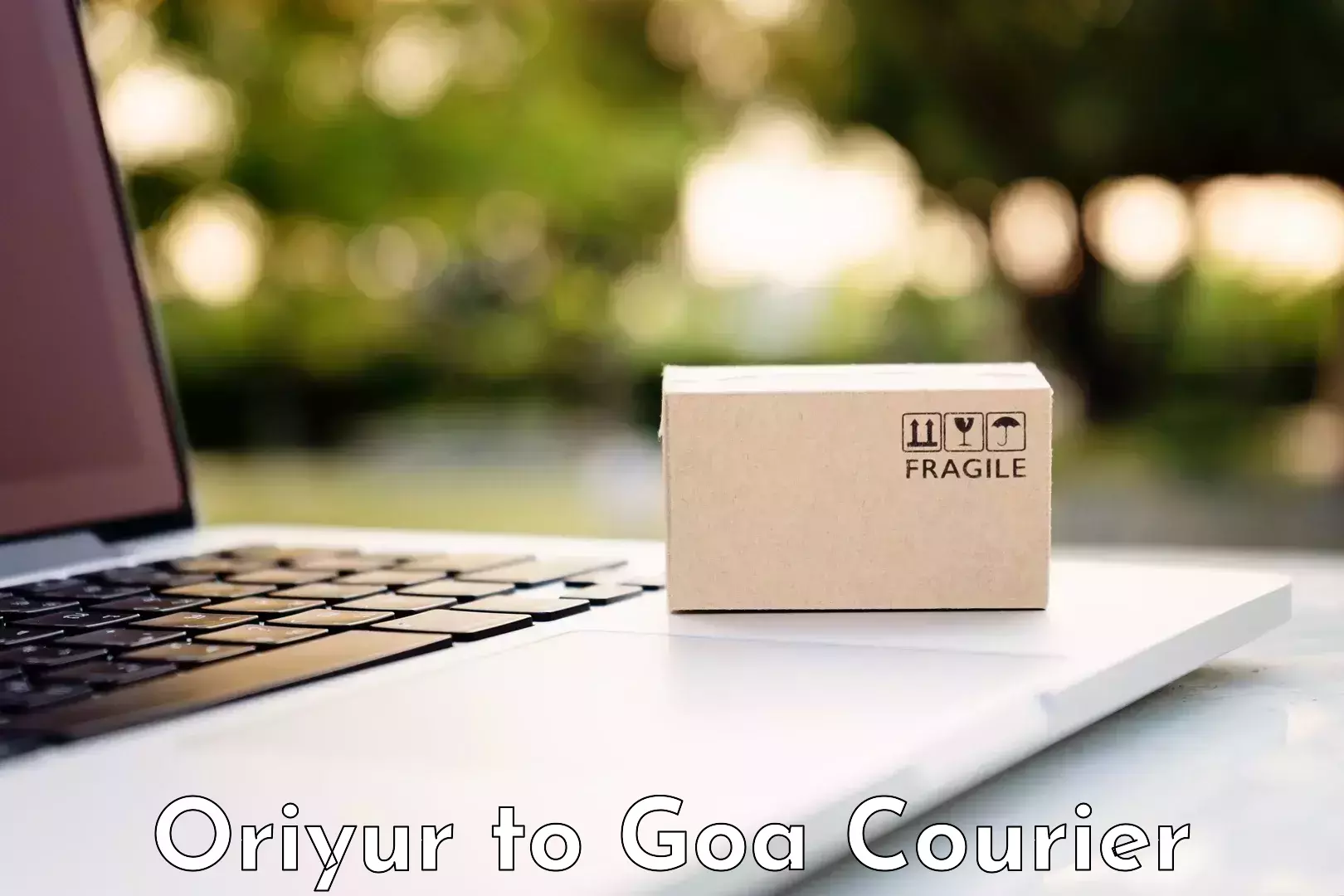 Trusted moving company Oriyur to Goa