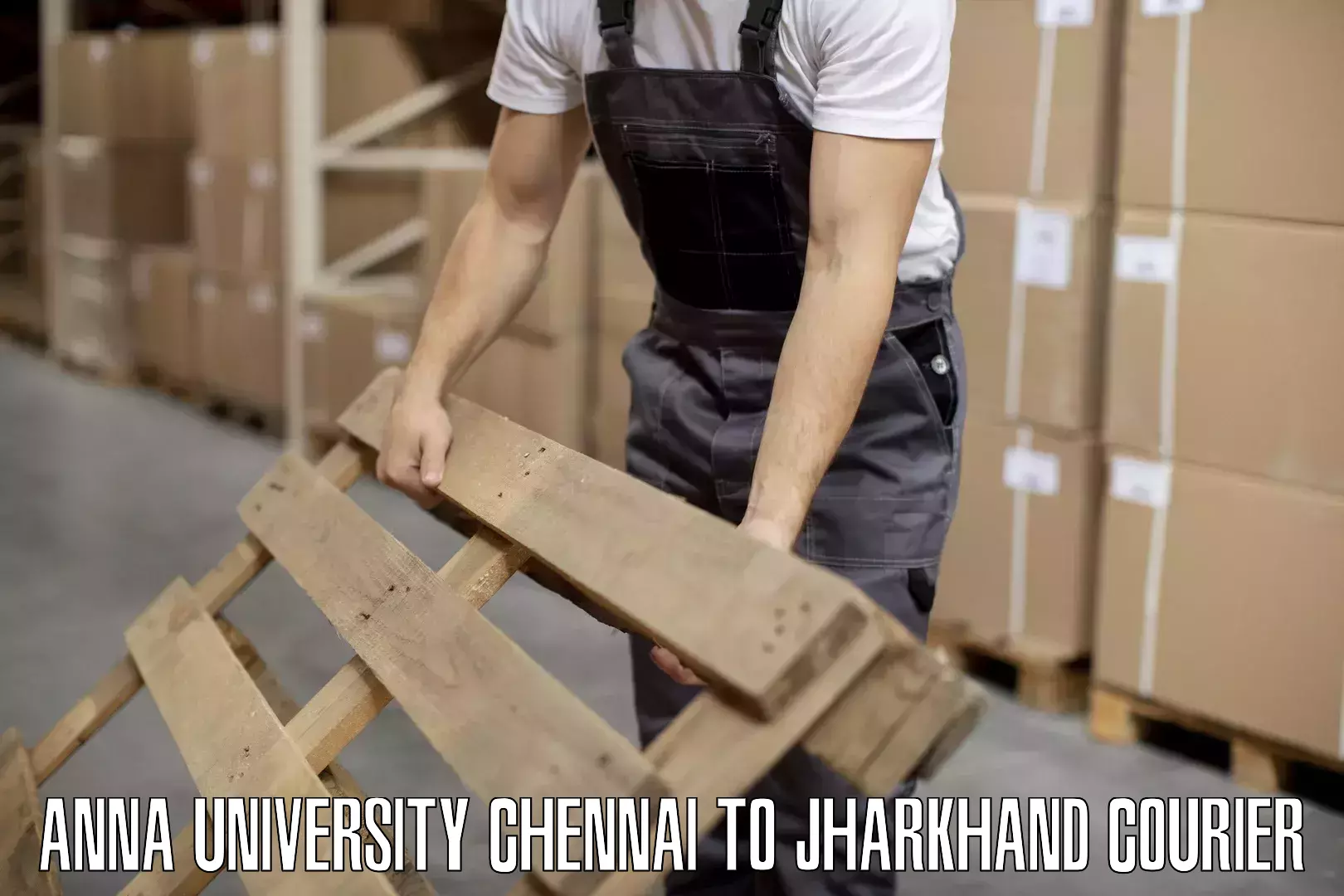 Round trip baggage courier Anna University Chennai to Jharkhand