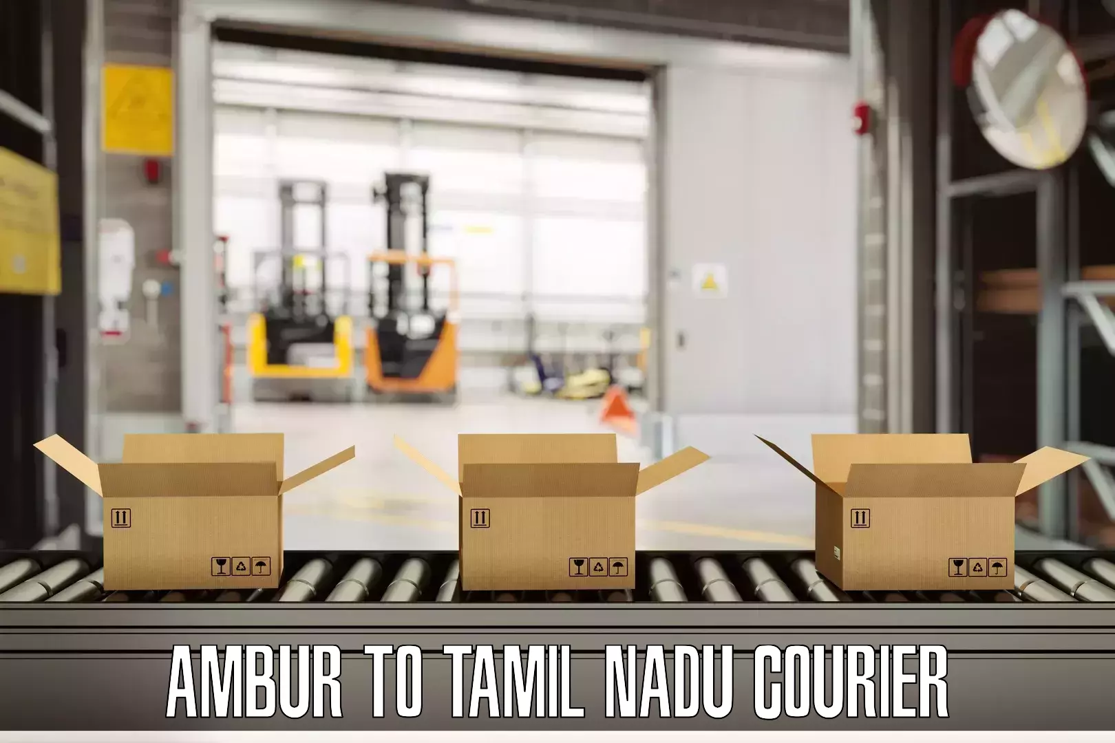 Baggage courier FAQs Ambur to Dindigul