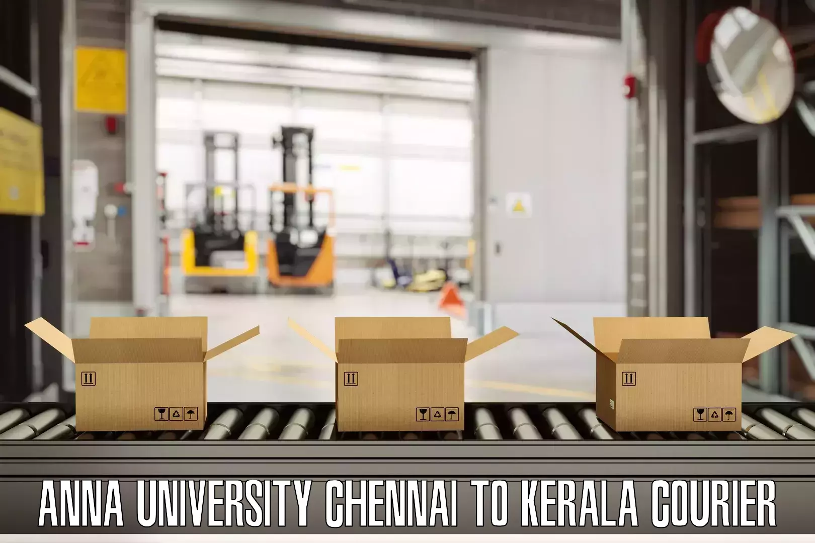 Luggage transport service Anna University Chennai to Thiruvananthapuram
