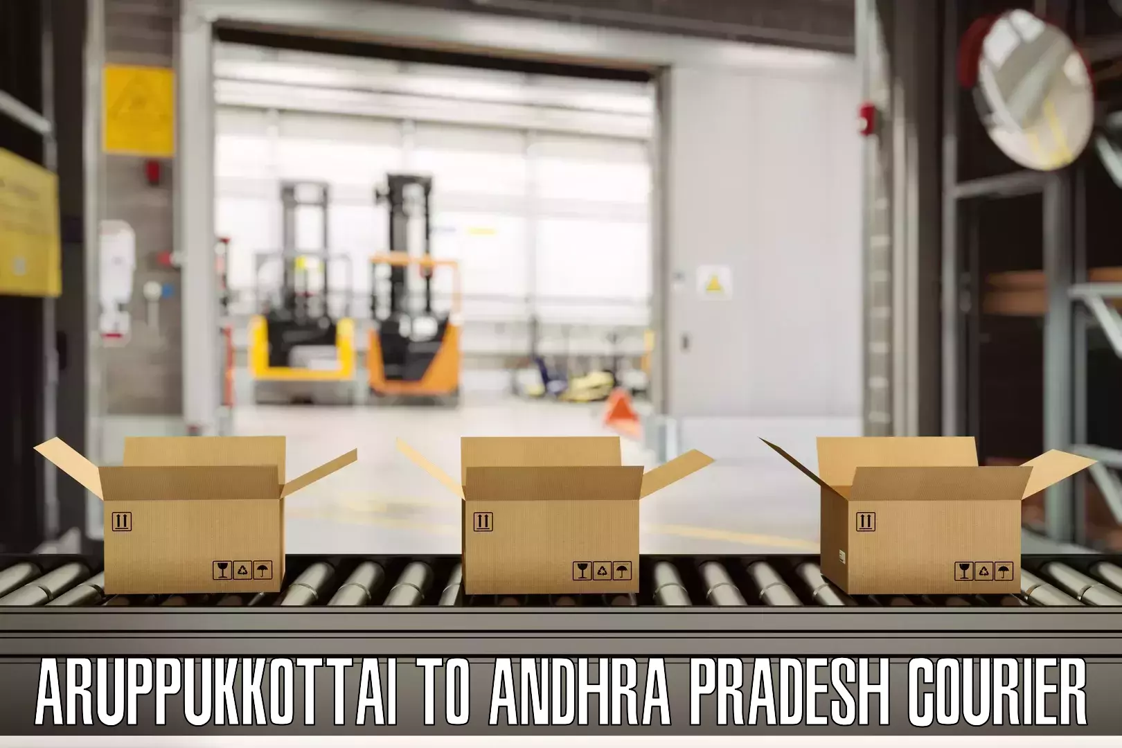 Luggage shipping options Aruppukkottai to Bhimadole