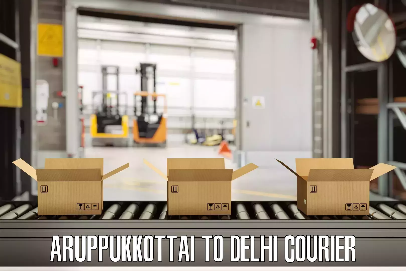 Luggage delivery calculator Aruppukkottai to IIT Delhi