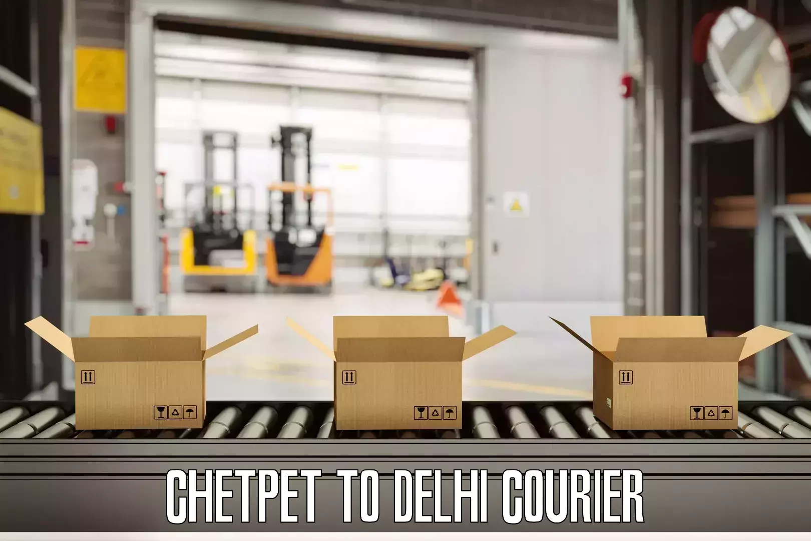 Comprehensive baggage service Chetpet to East Delhi