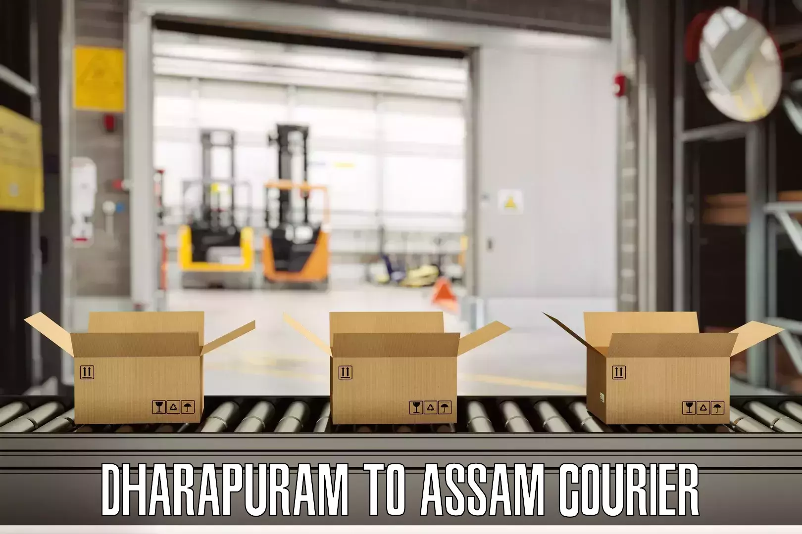 Luggage shipment logistics Dharapuram to Nagaon