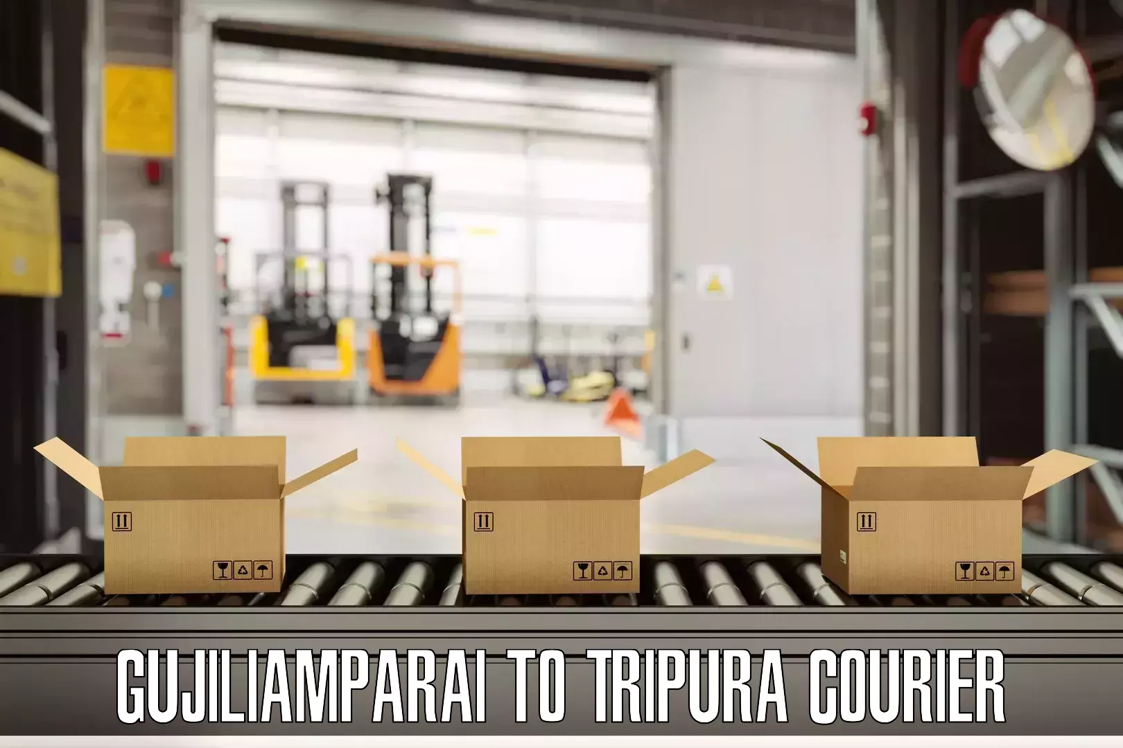 Luggage transport consultancy Gujiliamparai to Agartala