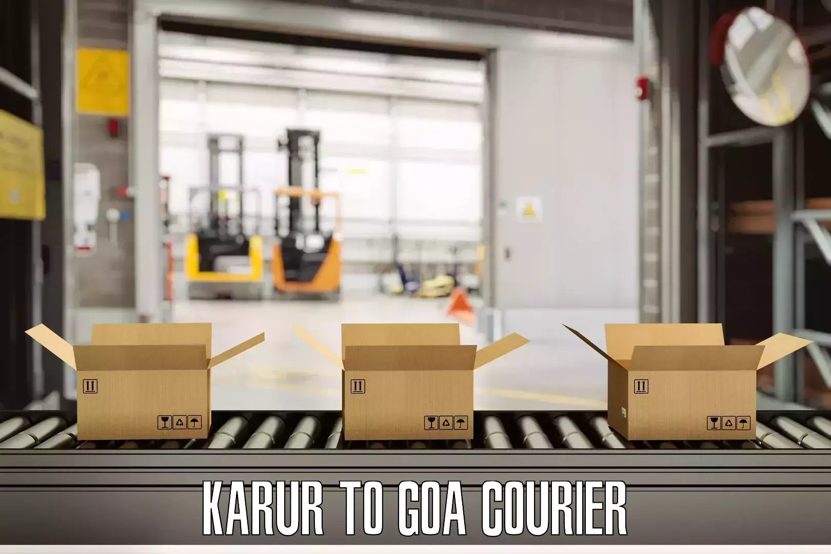 Personalized luggage shipping Karur to Panjim
