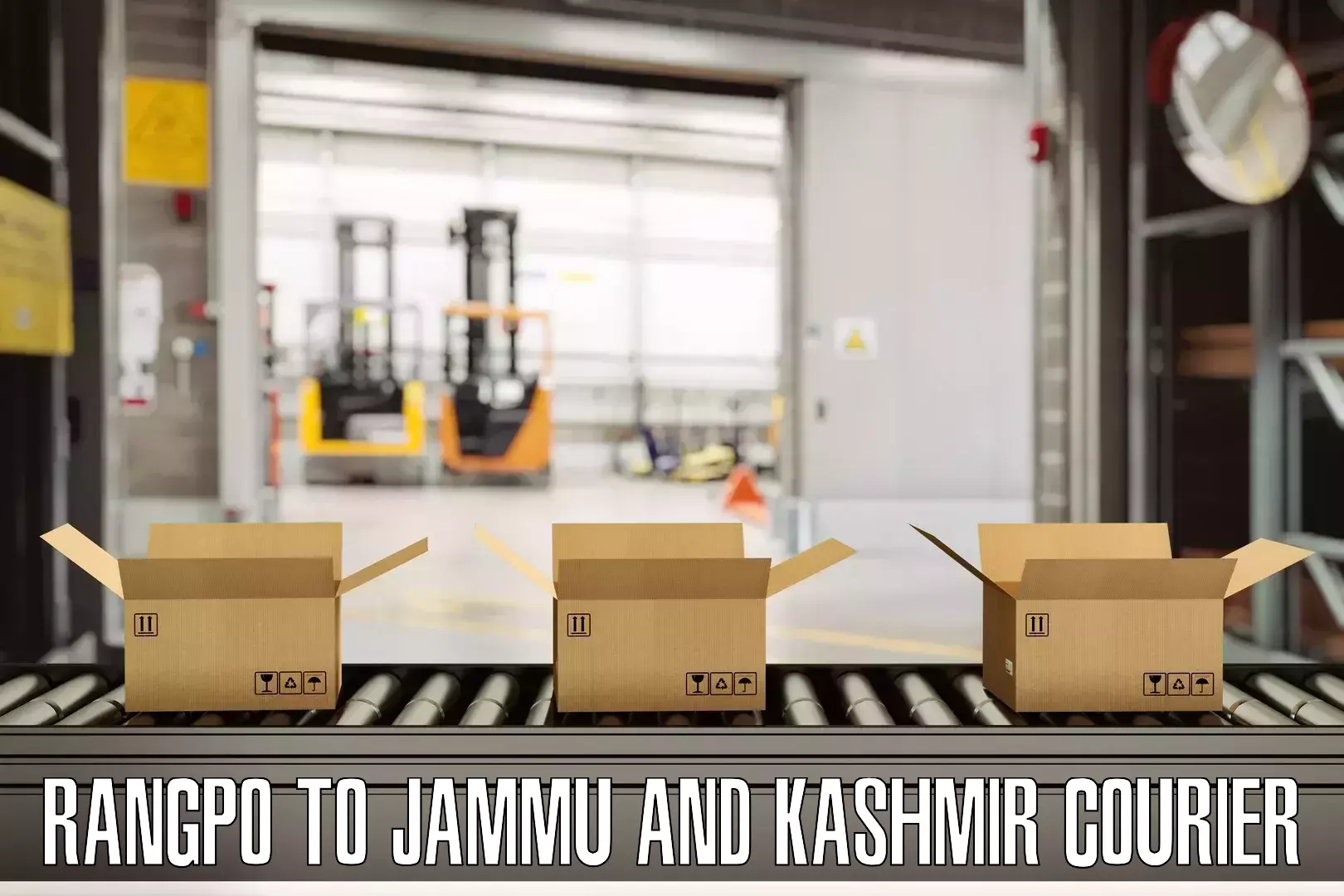Online luggage shipping Rangpo to Srinagar Kashmir