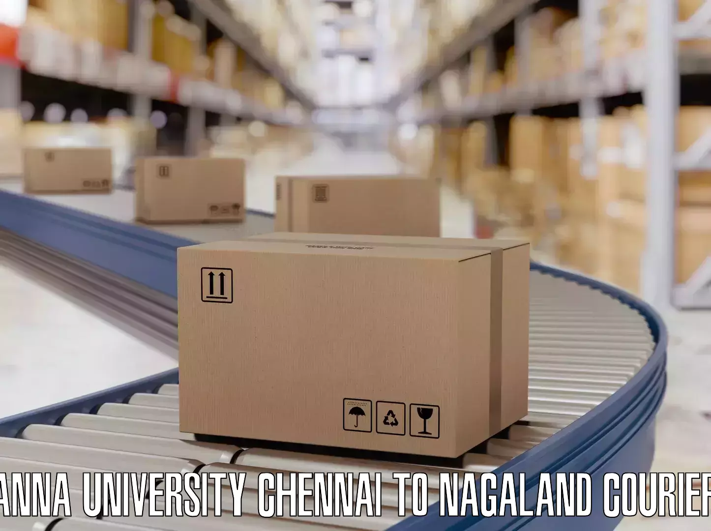 Luggage courier network Anna University Chennai to Nagaland