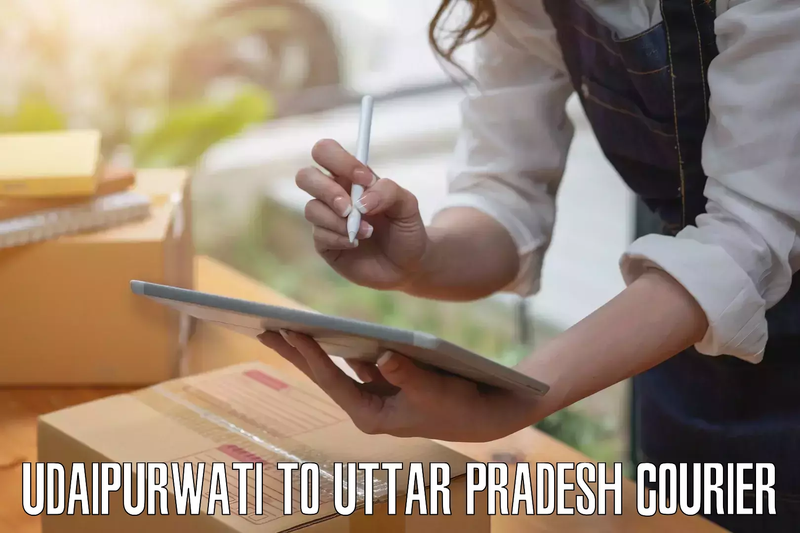 Online luggage shipping booking Udaipurwati to Amroha