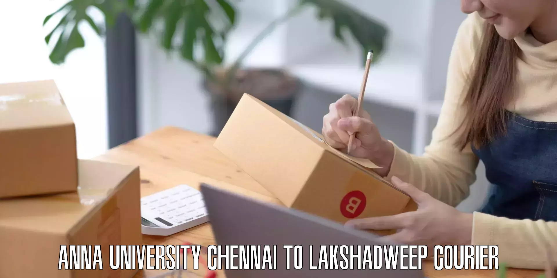 Light baggage courier Anna University Chennai to Lakshadweep