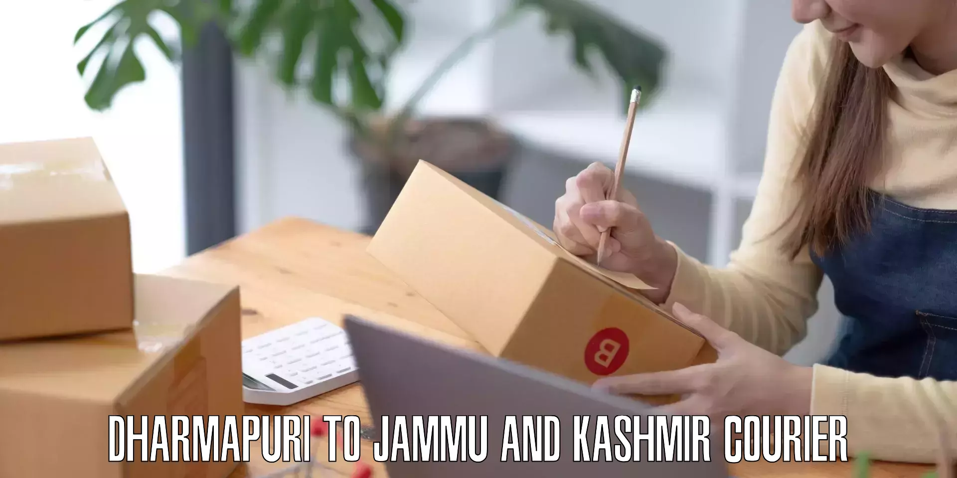 Luggage courier planning Dharmapuri to Jammu and Kashmir