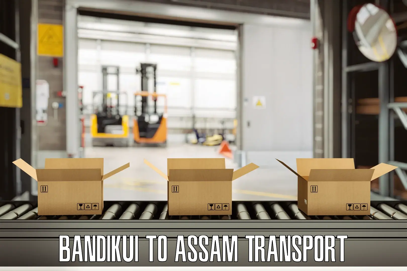 Air freight transport services Bandikui to Gohpur