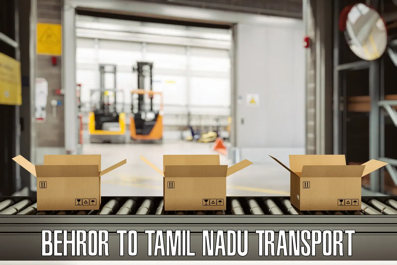 Daily parcel service transport Behror to Tamil Nadu