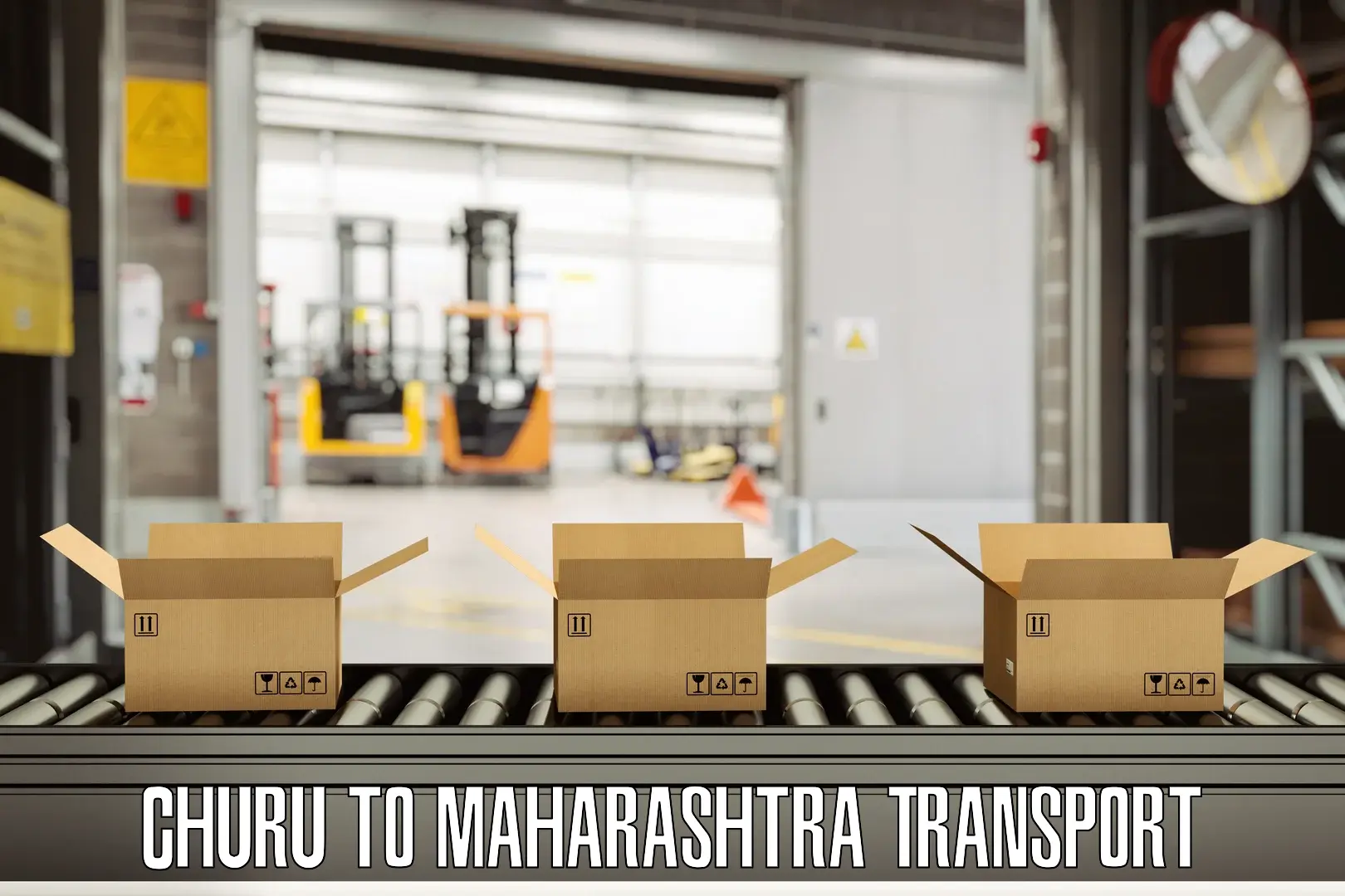 Intercity goods transport Churu to Raigarh Maharashtra