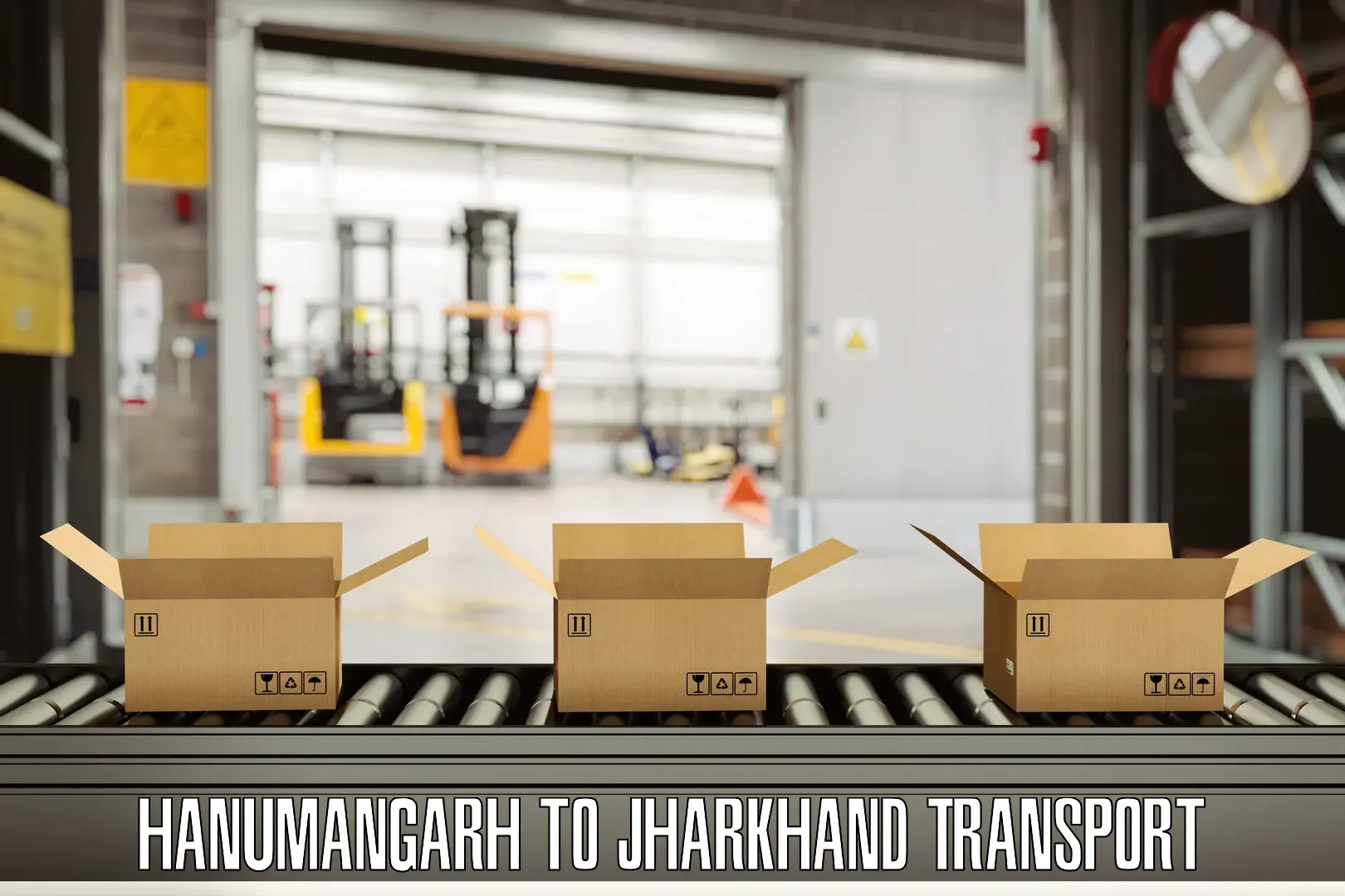 Transport in sharing Hanumangarh to Gumla