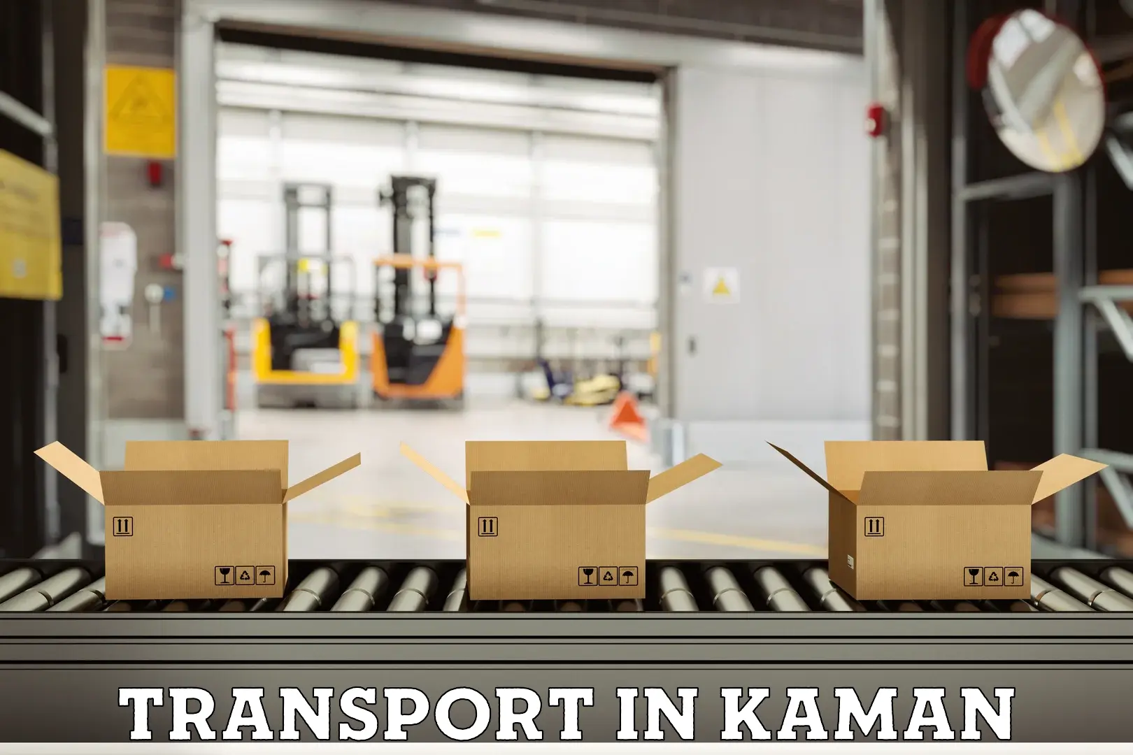 Nearest transport service in Kaman