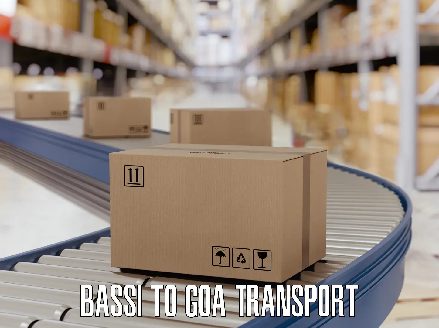 Air cargo transport services Bassi to Goa