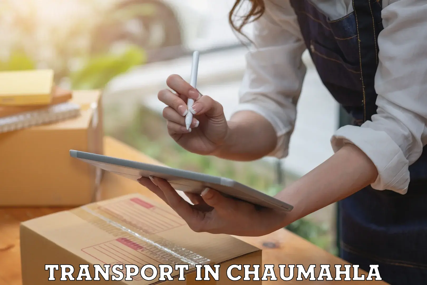 All India transport service in Chaumahla