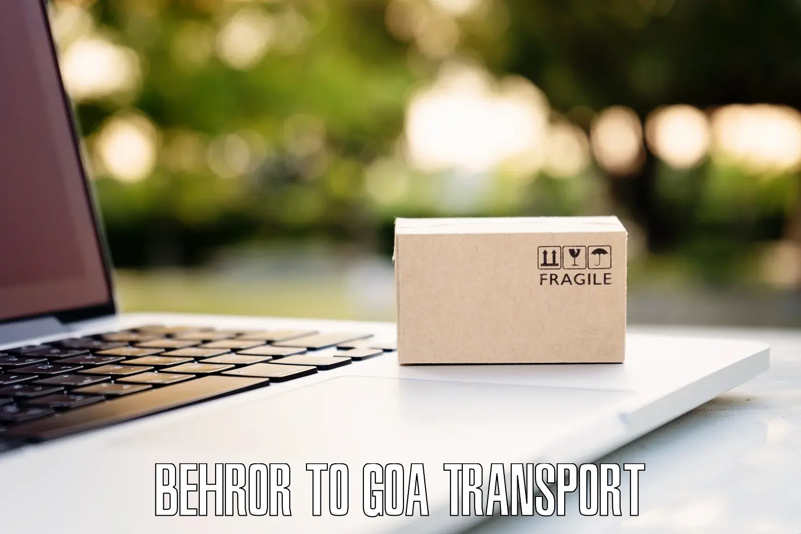 Lorry transport service Behror to Goa