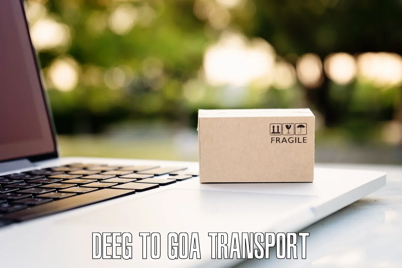 Road transport online services Deeg to Goa