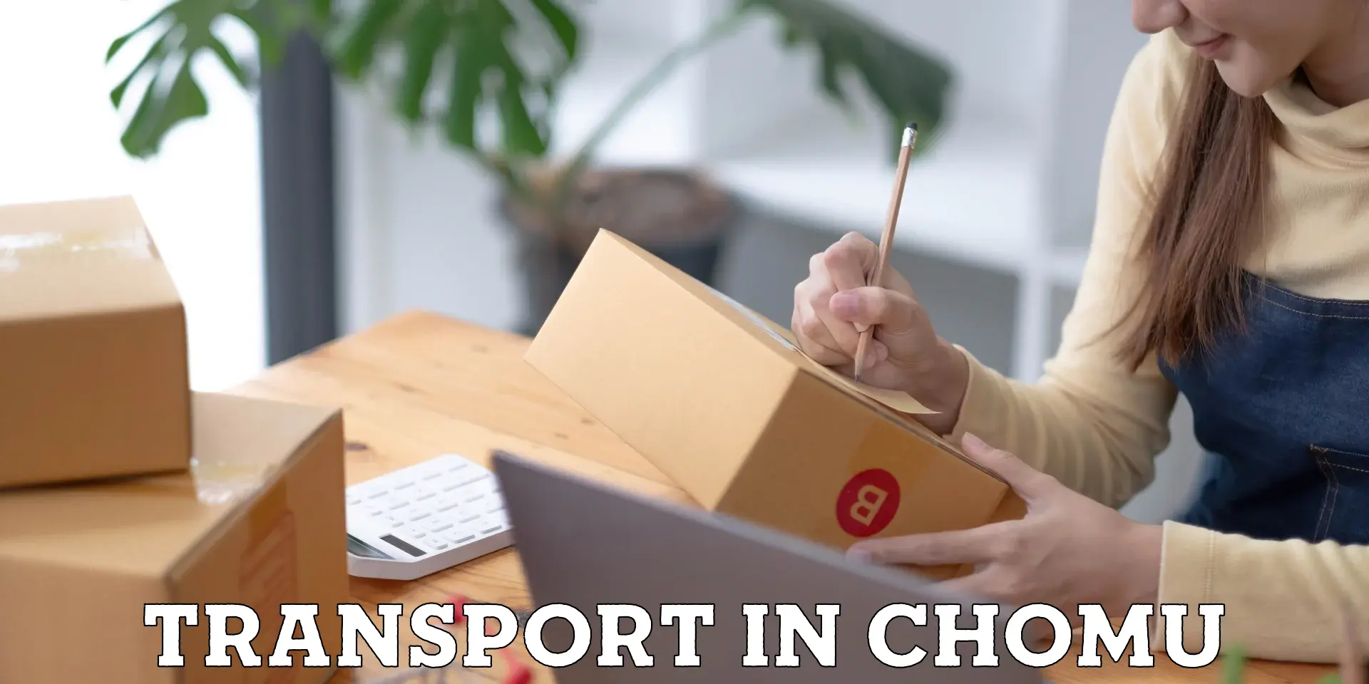 Online transport booking in Chomu